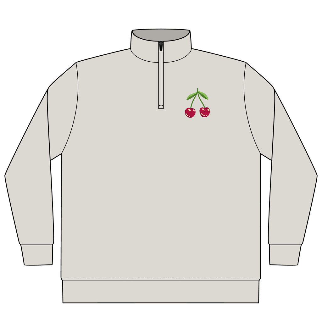 Unisex Pigment-Dyed Quarter-Zip Pullover